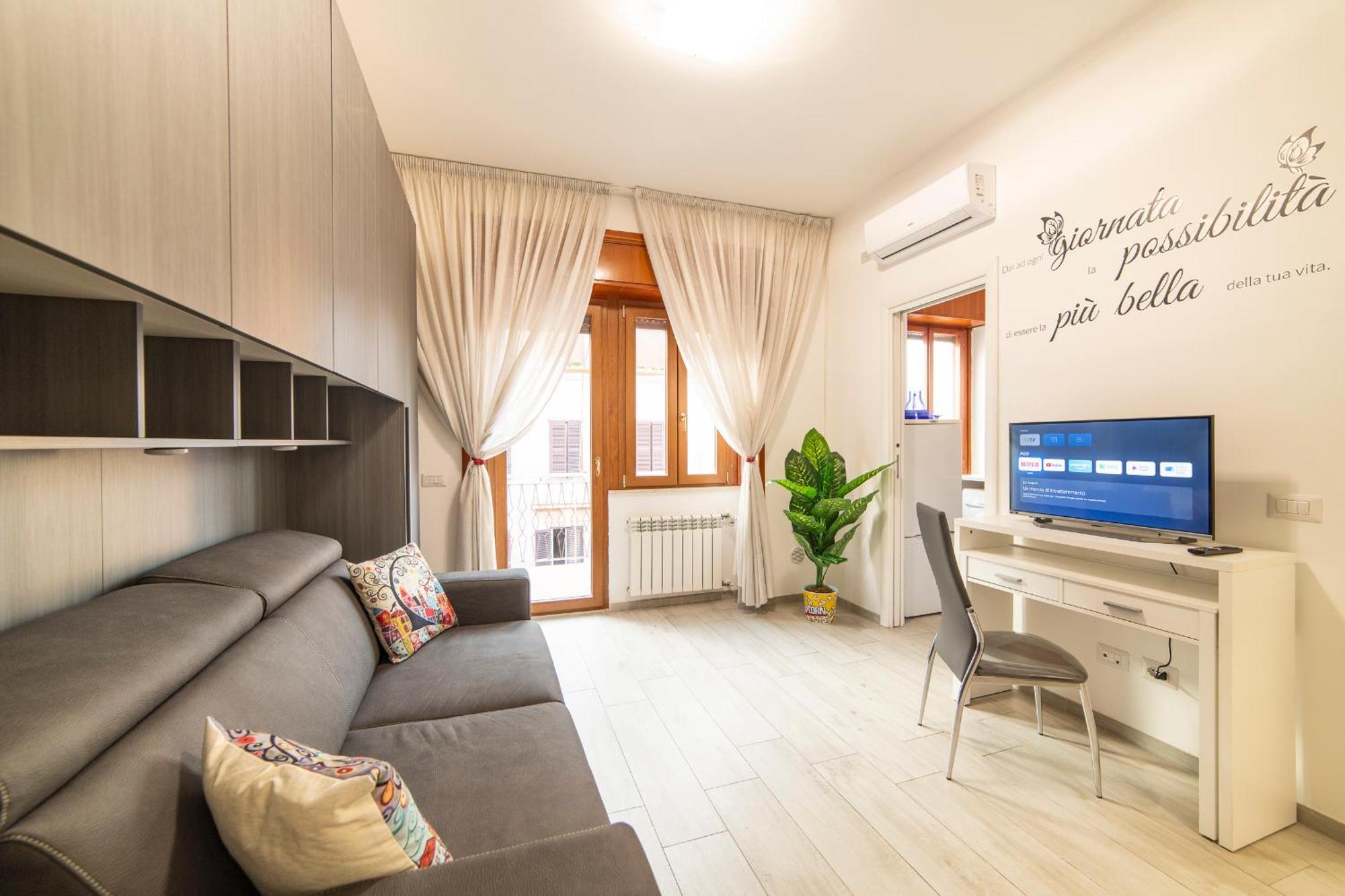 Smart Home - Trilocale Con Parcheggio Privato Rome Luaran gambar